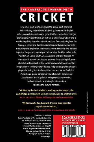 The Cambridge Companion to Cricket - Retail Maharaj