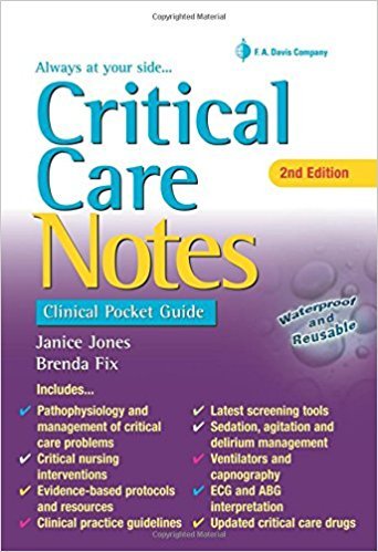 CRITICAL CARE NOTES:CLINICAL POCKET GUIDE - Retail Maharaj