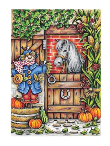 Creative Haven Autumn Charm Coloring Book - Retail Maharaj