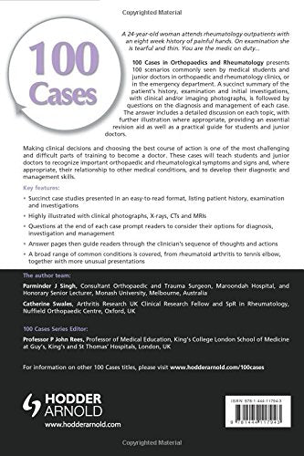 100 CASES IN ORTHOPAEDICS AND RHEUMATOLOGY - Retail Maharaj