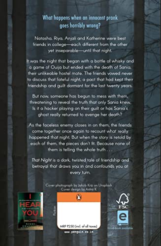 That Night: Four Friends. Twenty Years. One Haunting Secret. | A psychological thriller novel that revolves around haunting mysteries - Retail Maharaj