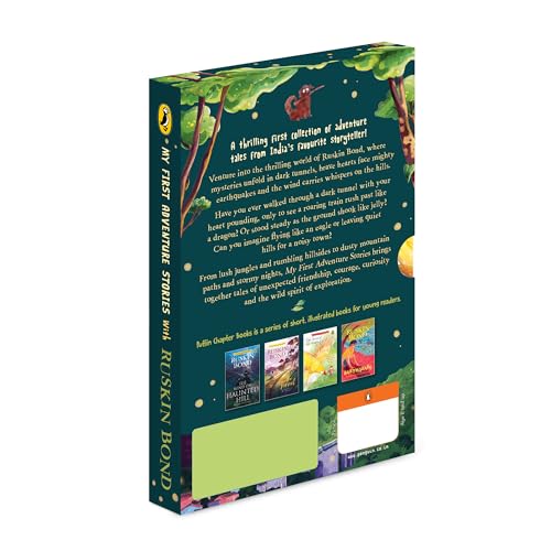 My First Adventure Stories: Ruskin Bond Boxset (Set of 4) | Thrilling, Illustrated Adventure Stories of Courage, Curiosity & Exploration | Perfect for ... Reading and Classroom Storytelling | Ages 7+ - Retail Maharaj