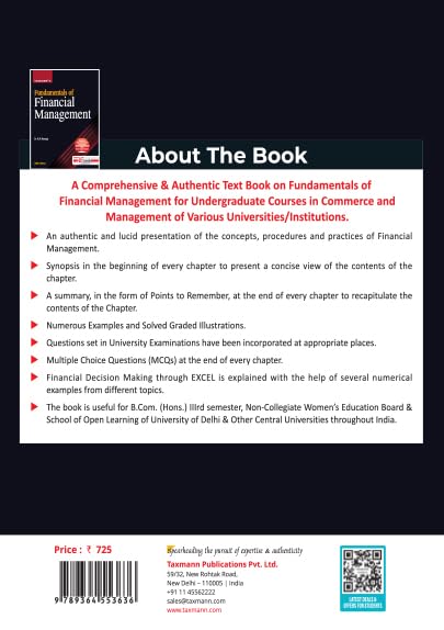 Taxmann's Fundamentals of Financial Management (UGCF | NEP) – Excel-integrated Textbook Covering Capital Budgeting | Cost of Capital | Dividend Decisions | Working Capital | Valuation - Retail Maharaj