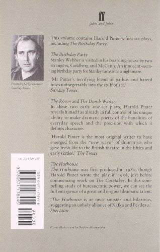 Harold Pinter Plays 1: The Birthday Party; The Room; The Dumb Waiter; A Slight Ache; The Hothouse; A Night Out; The Black and White; The Examination (Contemporary Classics) - Retail Maharaj
