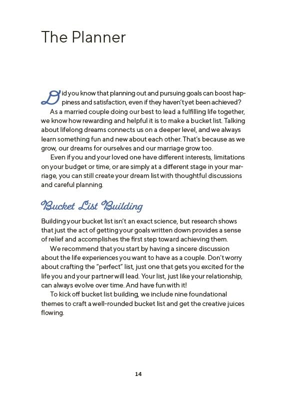Ultimate Bucket List for Married Couples: A Couples Journal for Planning Your Best Experiences Together - Retail Maharaj