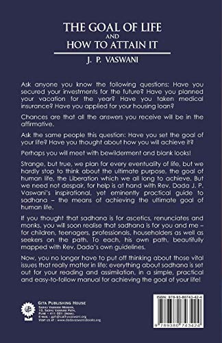The Goal of Life and How to Attain it: Spiritual Sadhanas for Everyone - Retail Maharaj
