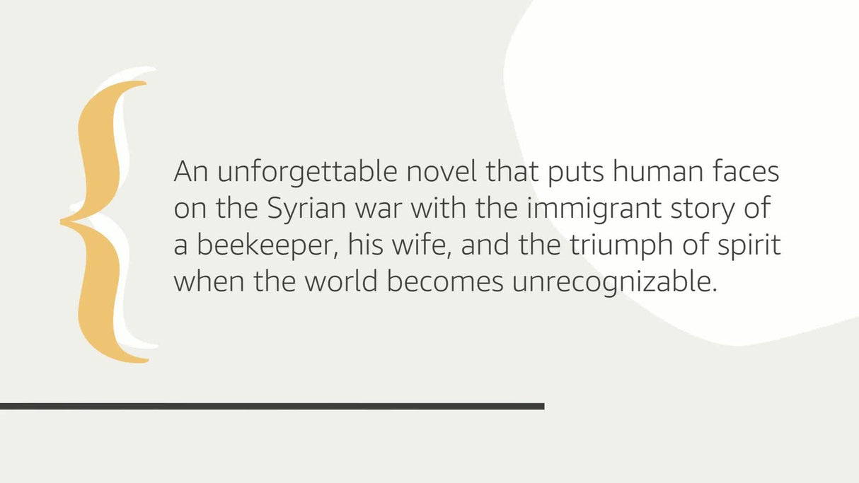 The Beekeeper of Aleppo: A Novel - Retail Maharaj