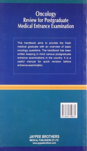 ONCOLOGY REVIEW FOR POSTGRADUATE MEDICAL ENTRANCE EXAMINATION - Retail Maharaj