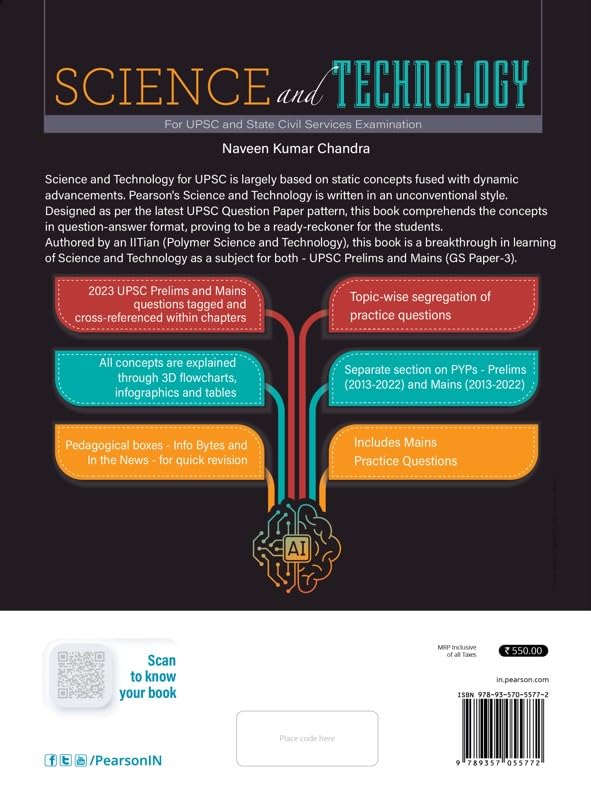 Pearson Science and Technology | For UPSC and State Civil Services Examination | 2023 Prelims and Mains questions with explanations | - Retail Maharaj