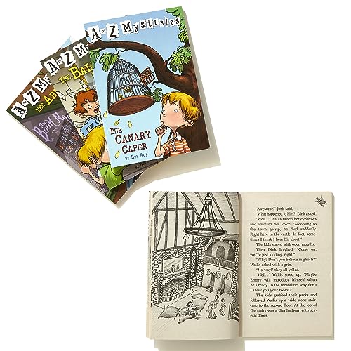 A to Z Mysteries Boxed Set Collection #1 (Books A, B, C, & D) - Retail Maharaj