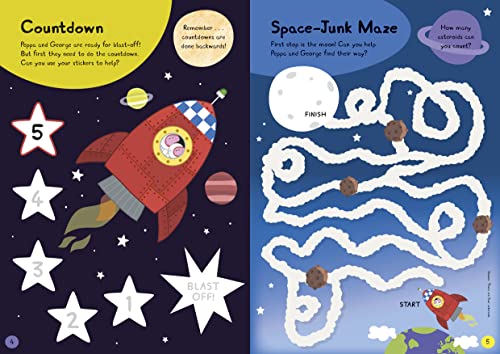 Peppa Pig: Peppa in Space Sticker Activity Book - Retail Maharaj