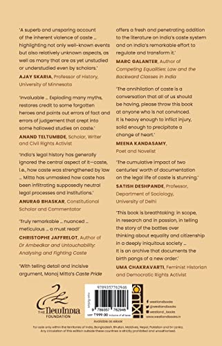 Caste Pride: Battles for Equality in Hindu India - Winner of the the Atta Galatta Bangalore Literature Festival (BLF) Book Prize 2023 for Best Non-Fiction - Winner of the Kalinga Literary Festival (KLF) Non-Fiction Book Award (2023- 2024) - Retail Maharaj
