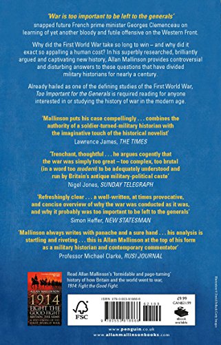 Too Important for the Generals: Losing and Winning the First World War - Retail Maharaj