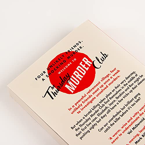 The Thursday Murder Club (Book 1): Four Unlikely Friends, One Brutal Murder & a Twisty, Hilarious Mystery in a Peaceful Retirement Village | The Thursday Murder Club Series - Retail Maharaj