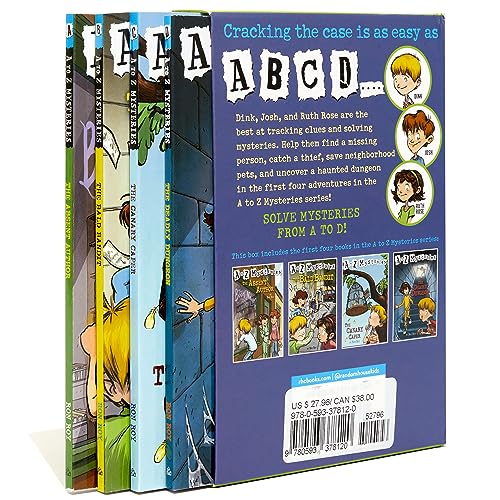 A to Z Mysteries Boxed Set Collection #1 (Books A, B, C, & D) - Retail Maharaj
