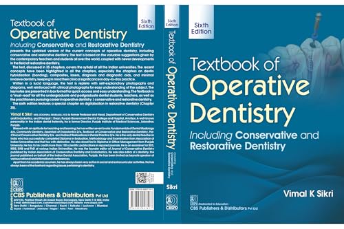 Textbook of Operative Dentistry, Including Conservative and Restorative Dentistry 6/e | (PB - 2026) - Retail Maharaj