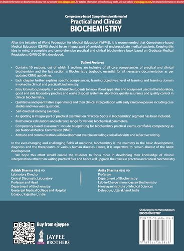COMPETENCY-BASED COMPREHENSIVE MANUAL OF PRACTICAL AND CLINICAL BIOCHEMISTRY - Retail Maharaj