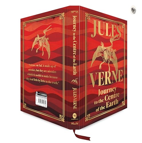 Journey to the Centre of the Earth (Deluxe Hardbound Edition): With Gilded Edges and 1 Ribbon Book Marker (FingerPrint Classics) - Retail Maharaj