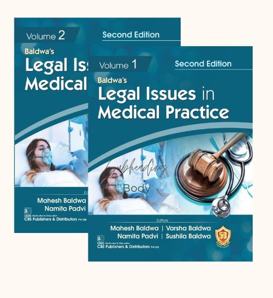LEGAL ISSUES IN MEDICAL PRACTICE, 2/E, VOLUMES 1 AND 2 SET - 2024 - Retail Maharaj