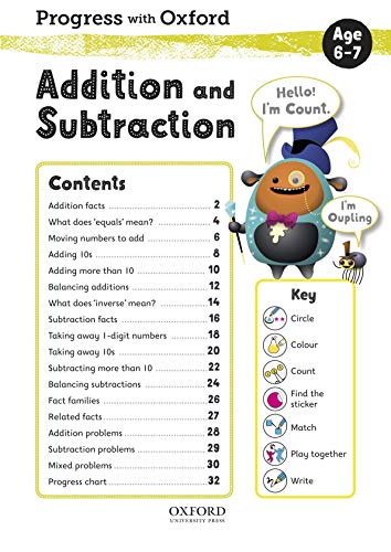 Progress with Oxford: Addition and Subtraction Age 6-7 - Retail Maharaj