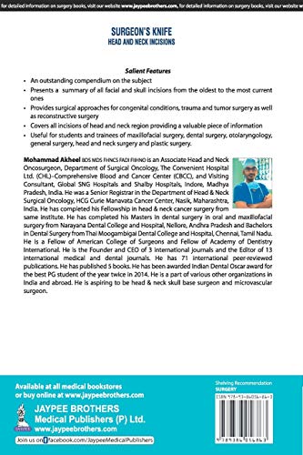 SURGEON'S KNIFE HEAD & NECK INCISIONS - Retail Maharaj