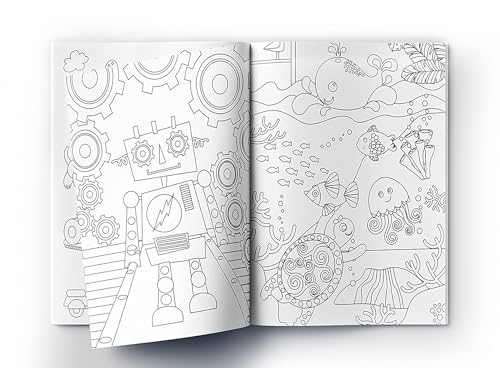 Doodle Coloring For Kids - Blue Edition - Retail Maharaj