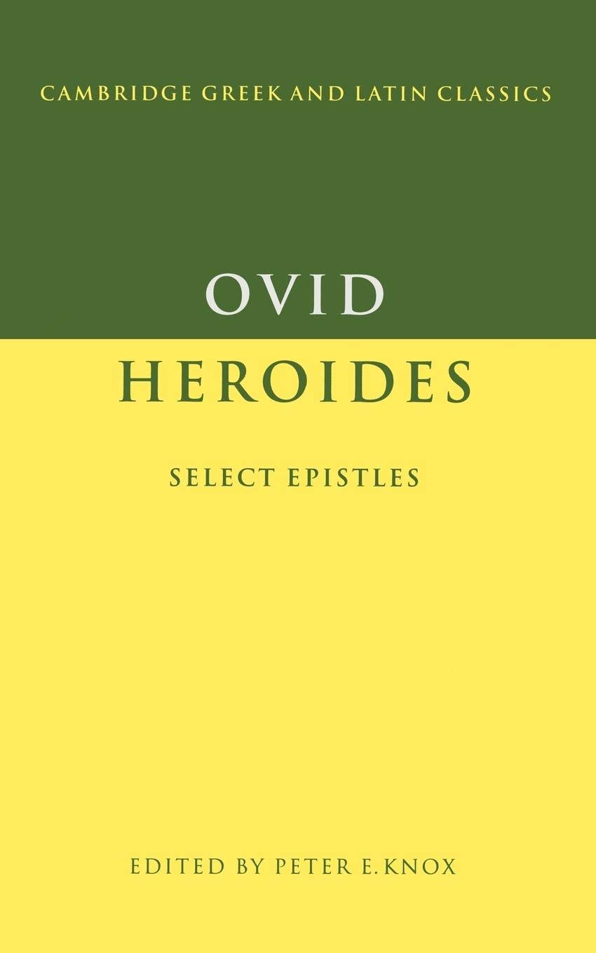 Ovid: Heroides : Select Epistles - Retail Maharaj