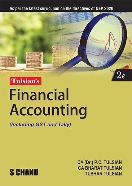 Tulsian's Financial Accounting 2e (Including GST and Tally): As per the latest curriculum on the directives of NEP 2020 - Retail Maharaj
