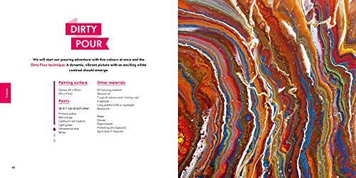 Acrylic Paint Pouring: 16 Fluid Painting Projects & Creative Techniques - Retail Maharaj
