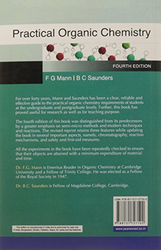 PRACTICAL ORGANIC CHEMISTRY, 4TH EDN - Retail Maharaj