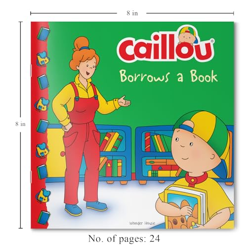 Caillou-Borrows a Book - Retail Maharaj