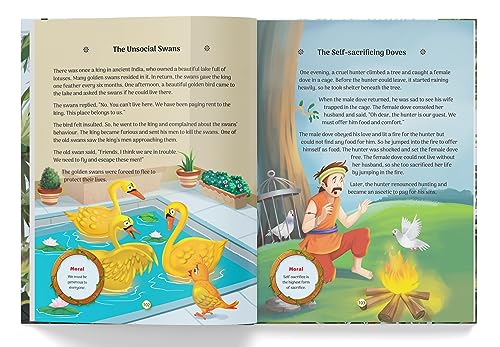 101 Tales The Great Panchatantra Collection - Collection of Witty Moral Stories For Kids For Personality Development (Hardback) - Retail Maharaj
