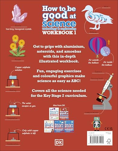 How to be Good at Science, Technology and Engineering Workbook 1, Ages 7-11 (Key Stage 2): The Simplest-Ever Visual Workbook - Retail Maharaj
