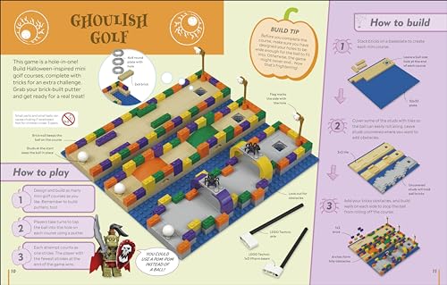 The LEGO Halloween Games Book: Ideas for 50 Games, Challenges, Puzzles, and Activities - Retail Maharaj