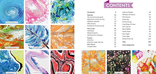 Acrylic Paint Pouring: 16 Fluid Painting Projects & Creative Techniques - Retail Maharaj
