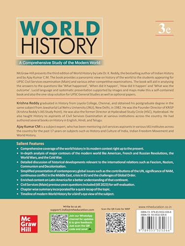 World History, 3e for UPSC CSE Main Exam by Krishna Reddy - Retail Maharaj