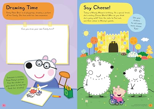 Peppa Pig: Fantastic Families Sticker Activity Book - Retail Maharaj