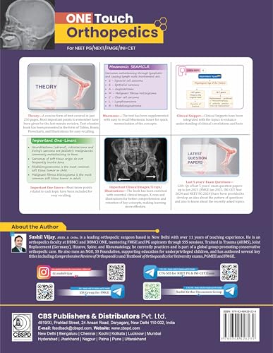 ONE TOUCH ORTHOPEDICS FOR NEET PG/NEXT/FMGE/INI-CET - 2025 - Retail Maharaj
