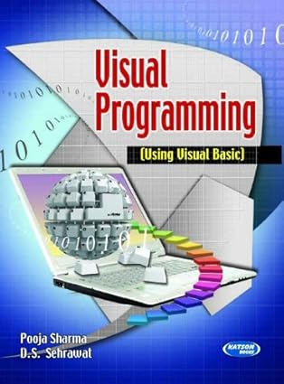 Visual Programming (Using Visual Basic) - Retail Maharaj