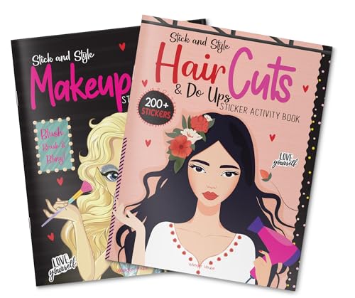 Stick and Style - Hair cuts & Do ups (Sticker Activity Book) - Retail Maharaj