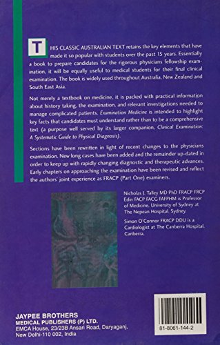 EXAMINATION MEDICINE A GUIDE TO PHYSICIAN TRAINING, 4/E, 2003. - Retail Maharaj