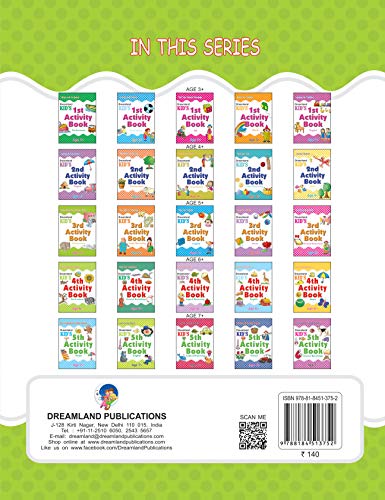 Kid’s 3rd Activity Book – Environment for Age 5+ | 64 Pages with 50+ Activities on Nature, Body Parts, Good Habits, Cleanliness, Puzzles & More | Colourful Pages to Build Observation, Thinking & Knowledge Skills in Children - Retail Maharaj