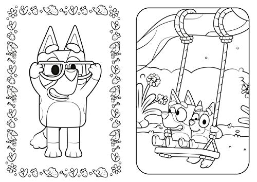 Bluey: Fun and Games: A Colouring Book: Official Colouring Book - Retail Maharaj