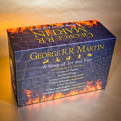 A Song of Ice and Fire - A Game of Thrones: The Complete Boxset of 7 Books - Retail Maharaj