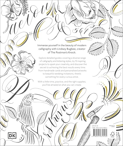 The Calligraphy Book: Pointed Pen Techniques, Inspiration, and Projects - Retail Maharaj
