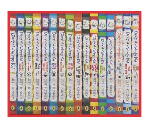 Diary of a Wimpy Kid Boxset: The Ultimate Collection 16 Books Boxset (Books 1-16) | #1 International Bestselling Series | 250+ Million Copy Bestseller | Ages 8+ Years - Retail Maharaj