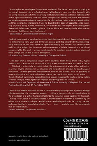 Courting Social Justice: Judicial Enforcement of Social and Economic Rights in the Developing World - Retail Maharaj