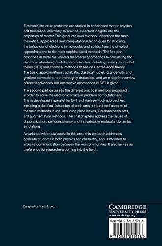 Electronic Structure Calculations for Solids and Molecules: Theory and Computational Methods - Retail Maharaj