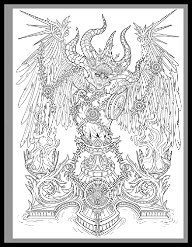 Dark Art Gothica: A Horror Coloring Book - Retail Maharaj