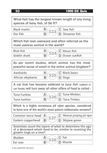 Quiz Book - Animal Life - Retail Maharaj